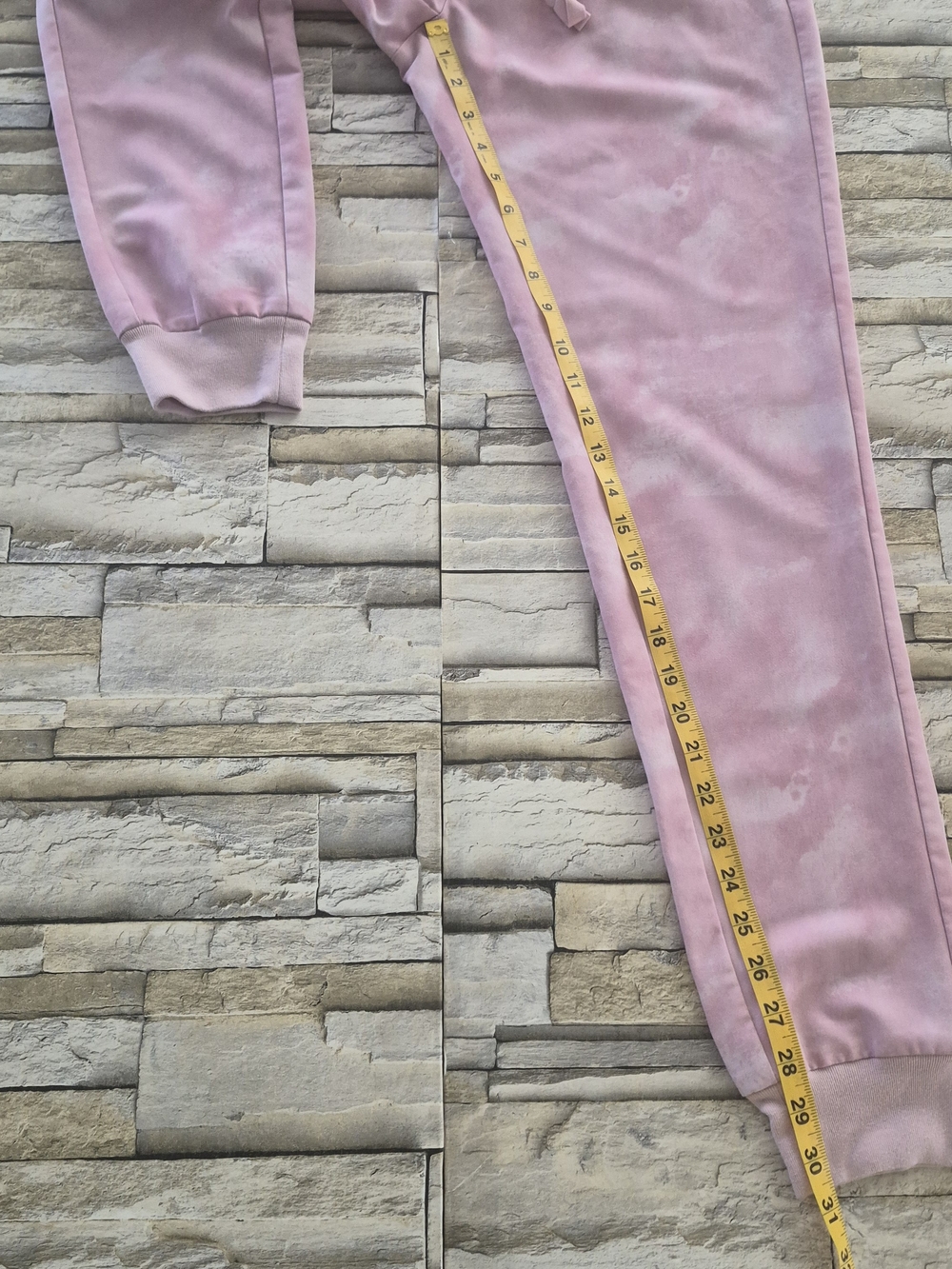 FIGS Zamora Jogger Scrub Pants Womens Small Tall S/T Pink Tie Dye Medical FIONx - Picture 6 of 14